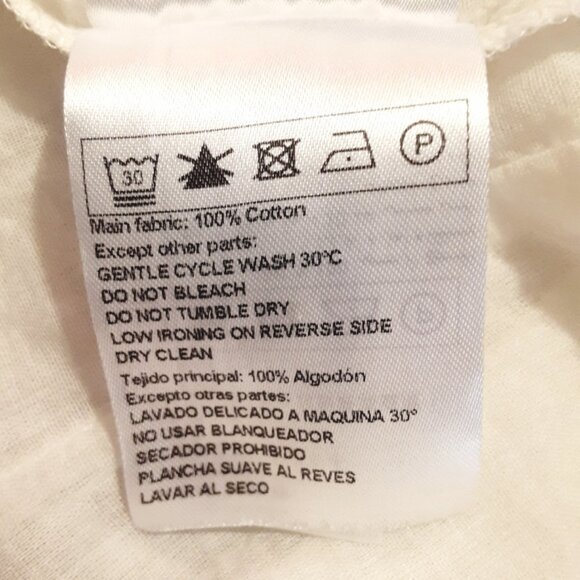 NEW ba&sh 100% Cotton Samy Blouse White Ecru XS, 0 - Picture 10 of 11